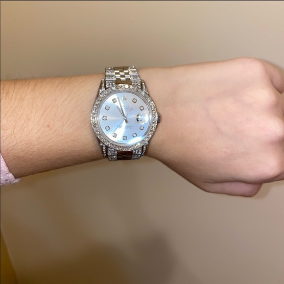 Rolex Diamond Justdate 36mm 8.75ct - Picture 7 of 8